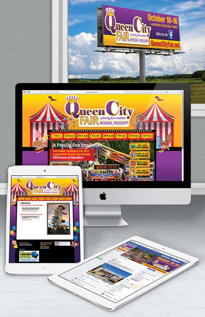 Julie Quigley Graphic Designer in Meridian MS - Advertising - Queen City Fair