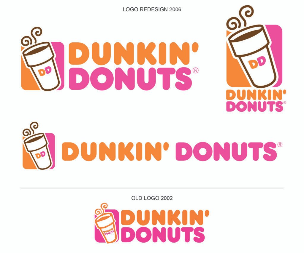 Julie Quigley - Graphic Design Portfolio - 2006 Logo Redesign for Dunkin' Donuts